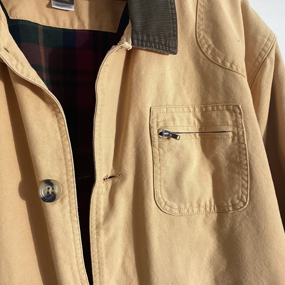 Lanesboro Outdoor Tan Canvas Barn Chore Jacket XL - Picture 10 of 16